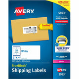 LABEL,LASER,2X4,10/SH,WHT