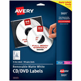 LABEL,CD/DVD,50PK,WHT