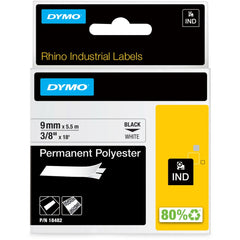 TAPE,3/8",PERM,POLY,WHT