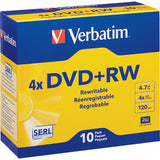 DISC,DVD+RW4X,10/PK