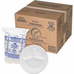 PLATE,FOAM,CMPRT10.25"WHT