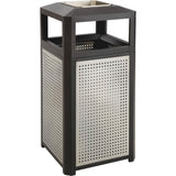 RECEPTACLE,38GAL,ASHTY,BK