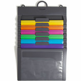 ORGANIZER,WALL,6PCKT,GY
