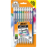 PENCIL,24-PK 0.7MM,BK