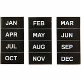 MAGNETS,12 MONTHS,12PK,BK