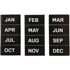 MAGNETS,12 MONTHS,12PK,BK