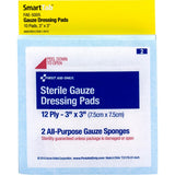 PADS,GAUZE,3X3,5-2PK"