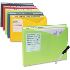 FOLDER,WRITE-ON,POLY FILE