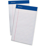 PAD,LGL RULED,PRF,5X8,WHT