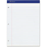PAD,DUAL,LTR,3-HL,MRG,WHT