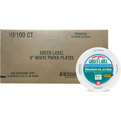 PLATE,9" PAPER,WHT