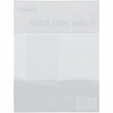 FRAME,8.5X11WALL SIGN,CLR