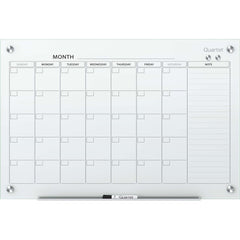 BOARD,4X3,GLASS CALR,WH