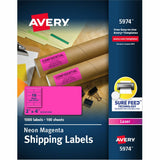 LABEL,SH,2X4,1000,NEON,MG