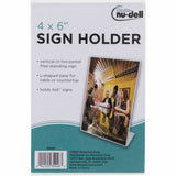 SIGN,SIGN HOLDER 4X6,CLR