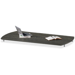 DESK,72" TOP,GY STL