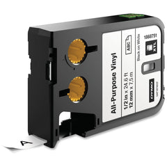 LABEL,XTL,1/2",ALL PUR,WH