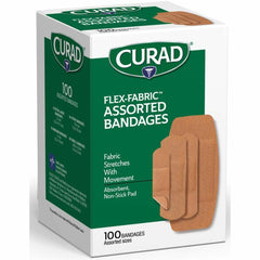 BANDAGES,FLEX FAB,100,AST