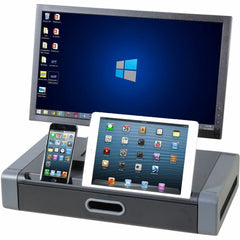 STAND,MONITOR RISER,BK
