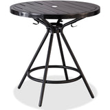 TABLE,STEEL,OUTDR,30"D,BK