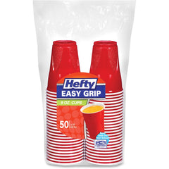CUP,HEFTY,EZ GRIP 9OZ,RD