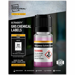 LABEL,GHS,LASER,600/PK,WH