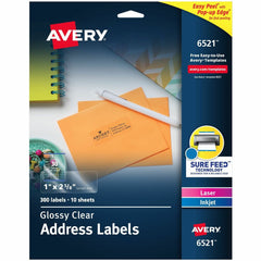 LABEL,1X25/8,ADD,300,CLR