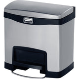 WASTEBASKET,MTL,15L,FS,BK