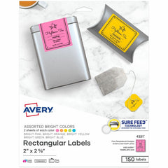 LABEL,2X2 5/8",150/PK,AST