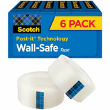 TAPE,WALL SAFE,6/PK,ROLLS