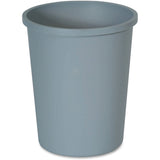 WASTEBASKET,3/8QT RND,GY