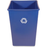 CONTAINER,35GL SQ RCY,BL