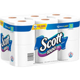TISSUE,BATH,1000SH,4PK