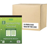 PAD,ENG,NOTE,20#,GRN,24/C