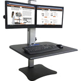 WORKSTATION,SIT-STAND,BK