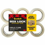 TAPE,BOX SEALING,6/PK,CLR