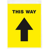 DECAL,FLR,DIRECTN,YL/BK,5