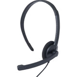 HEADSET,MONO,OVER HEAD,BK