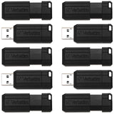 DRIVE,64GB,USB,2.0,10PK