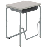 DESK PEND 22-30" GRAY
