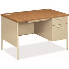 DESK,SGLPED,48",HARVEST