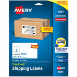 LABEL,2.5X4",8/SH,25SH,WH