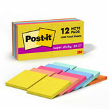 PAPER,3X3,AST,12PADS/PK