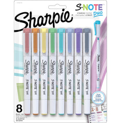 HILIGHTER,DUO,8PK,AST