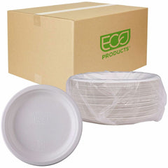 PLATE,6" SUGARCANE,WH