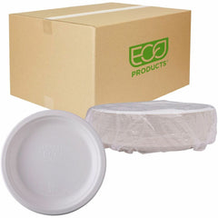 PLATE,SUGARCANE,9IN,WH