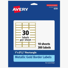 LABEL,ADDR,300/PK,GLD,WH