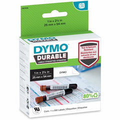 LABEL,DRBL 1"X2-1/8",M,WH