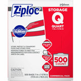 BAG,ZIPLOC STORAGE QUART