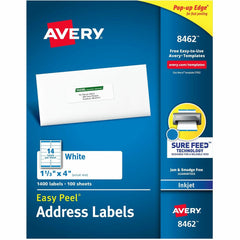 LABEL,IJ1-1/3X4,14/SH,WHT